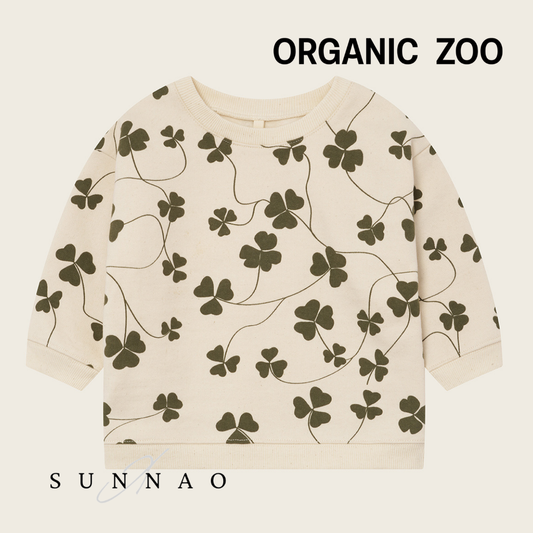 <Organic zoo> Clover Sweatshirt Undyed