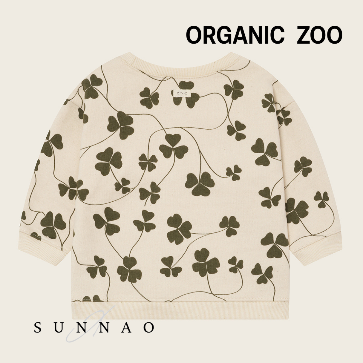 <Organic zoo> Clover Sweatshirt Undyed