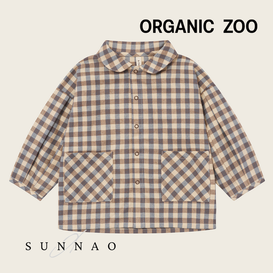 organic zoo 2-3y ストライプ　セットアップ　ライトブルー organic zoo 2-3y ストライプ セットアップ ライトブルー