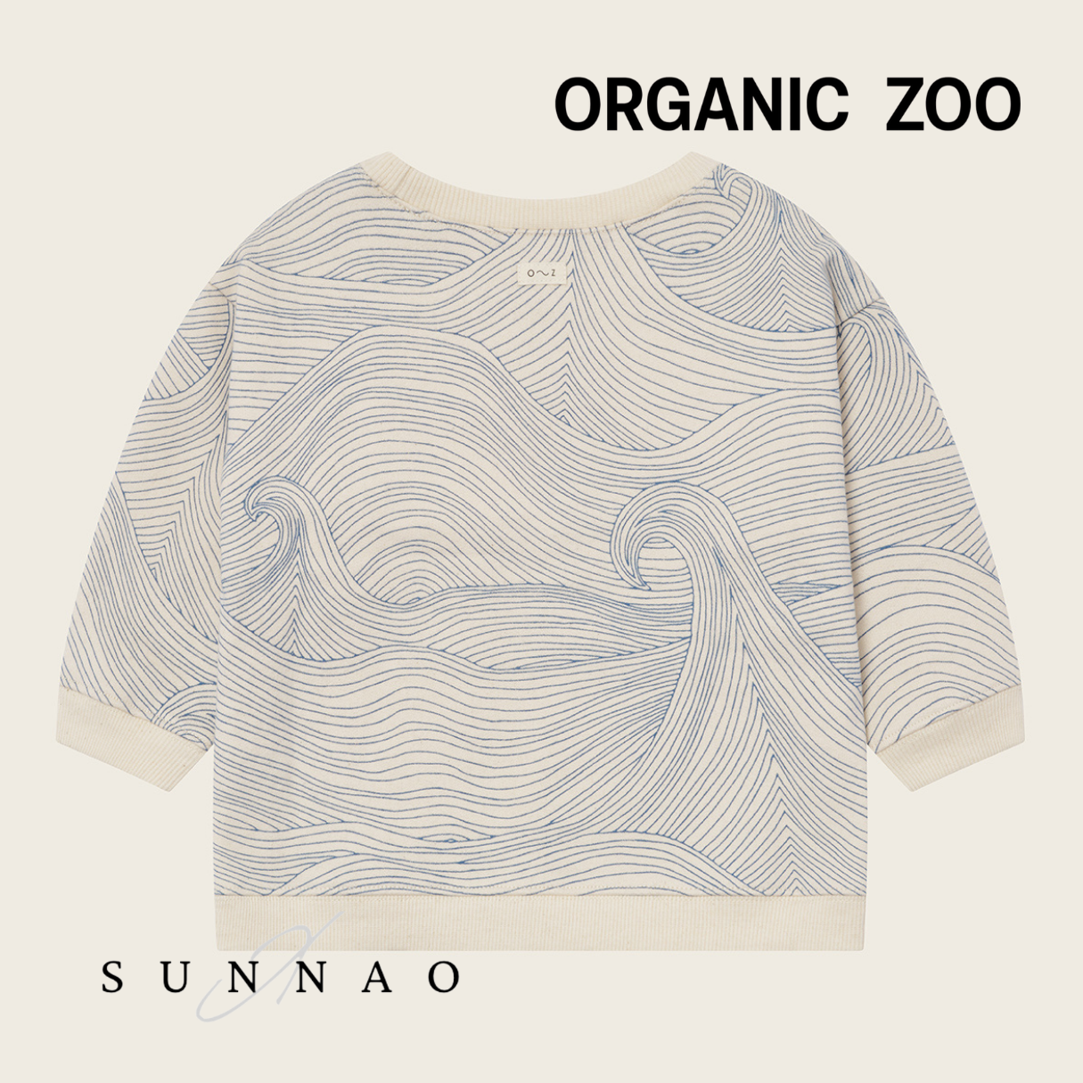 <Organic zoo> Seascape Sweatshirt Undyed