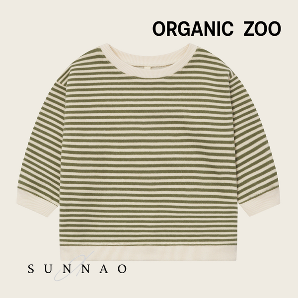 <Organic zoo> Fern Stripes Sweatshirt　