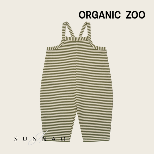 <Organic zoo> Fern Stripes Dungarees　