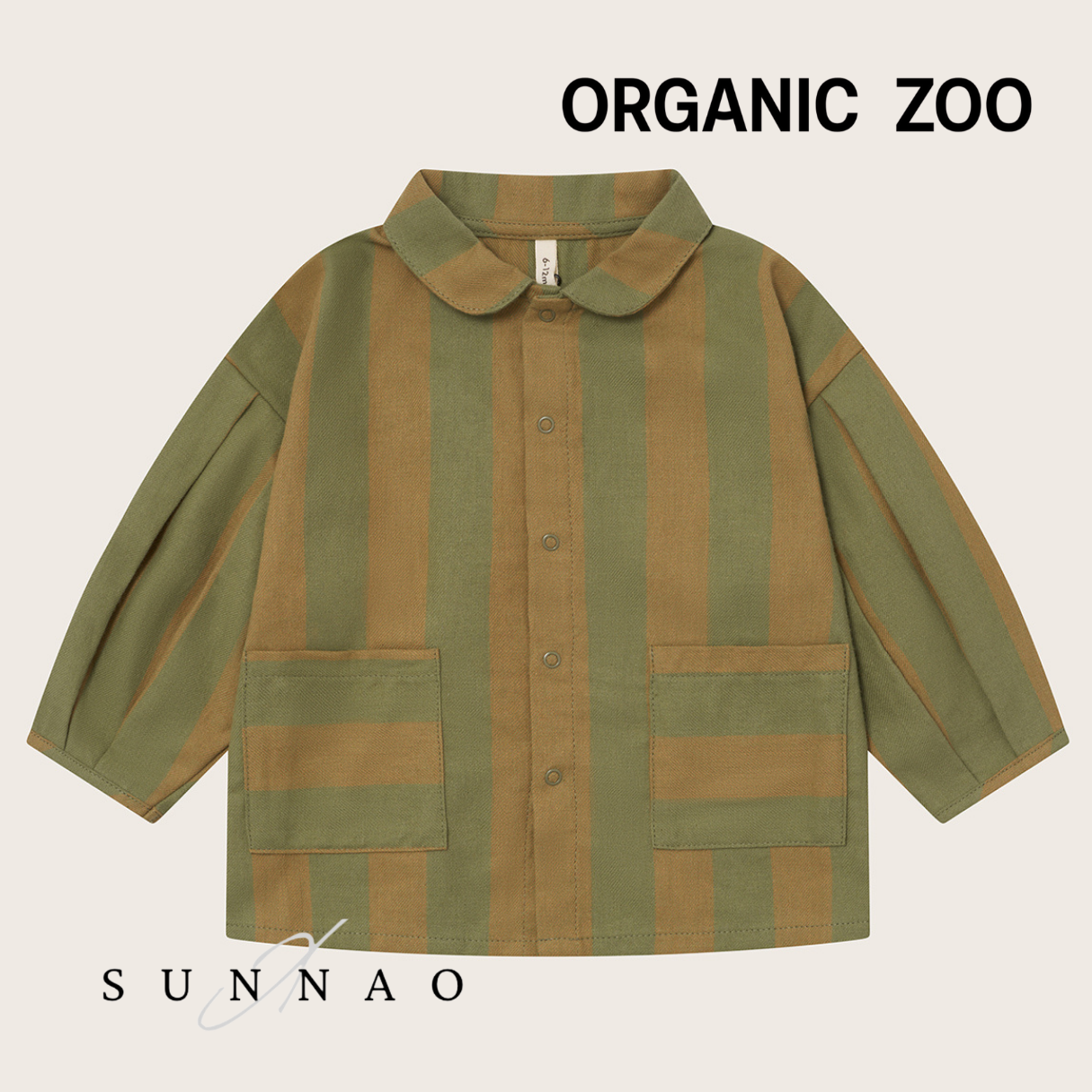 <Organic zoo> Woodland Stripes Lodge Shirt