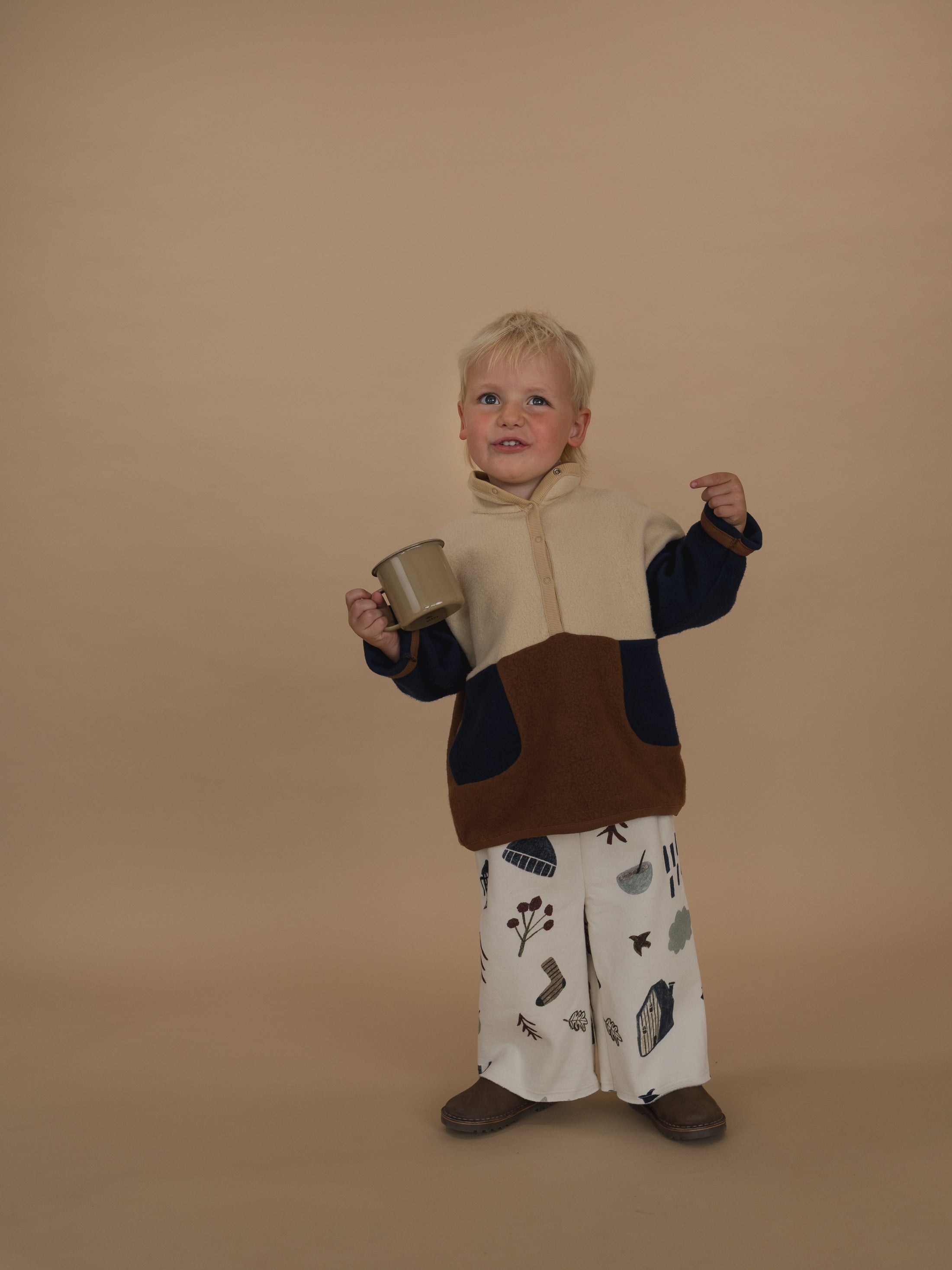 <Organic zoo> Cosy Wild Wide Leg Pants Undyed