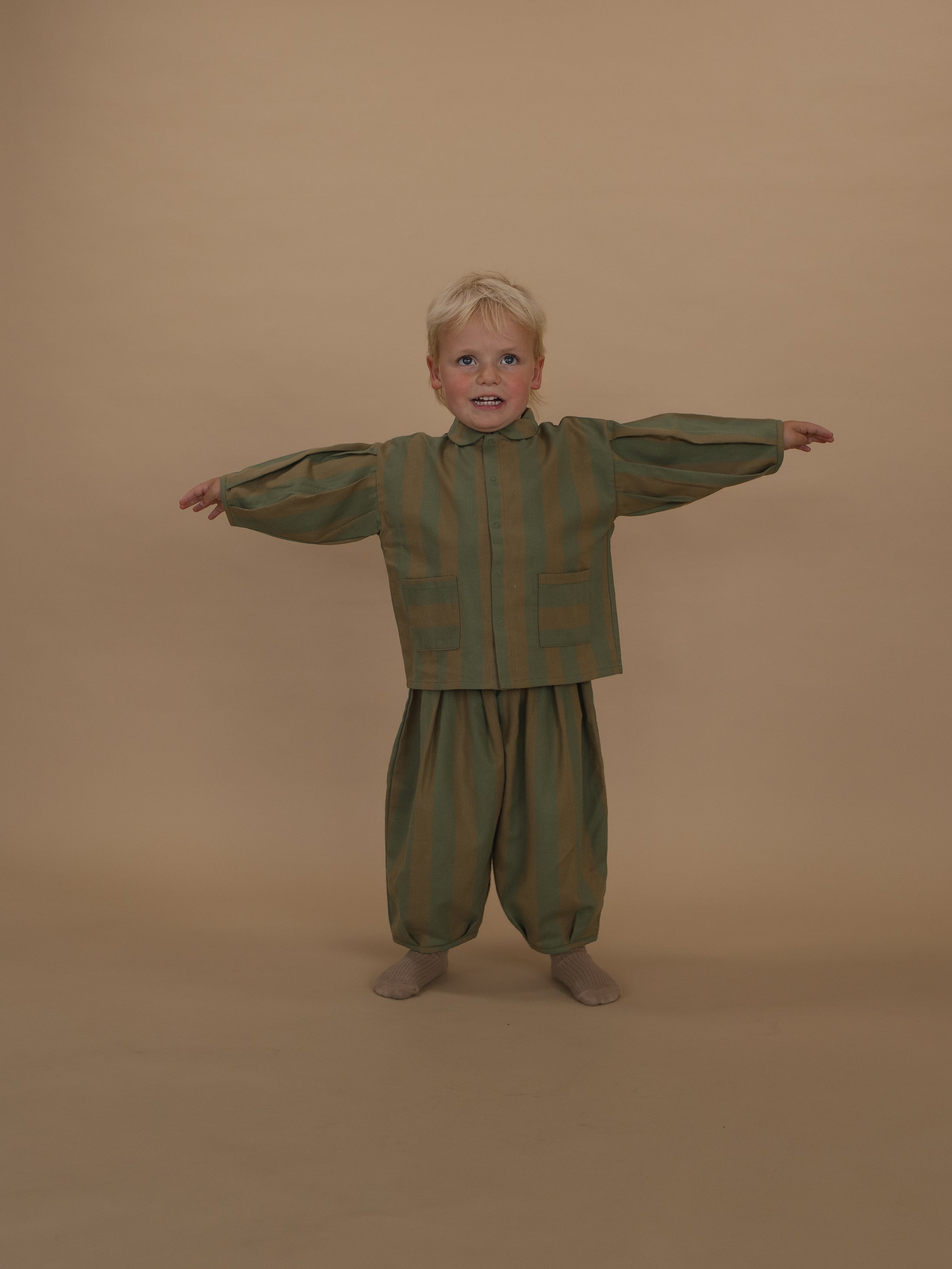 <Organic zoo> Woodland Stripes Lodge Pants　