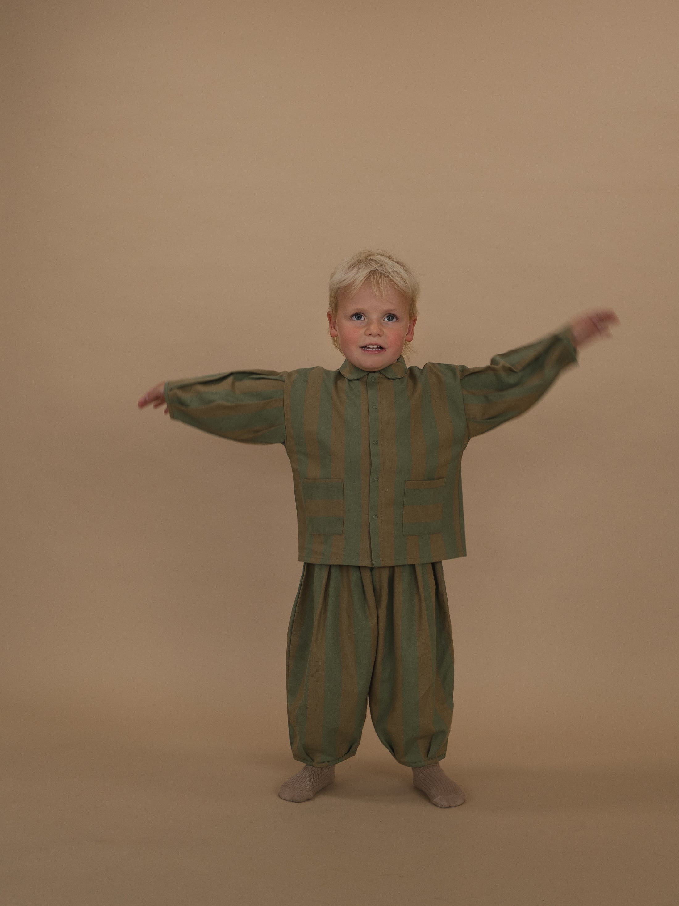 <Organic zoo> Woodland Stripes Lodge Shirt