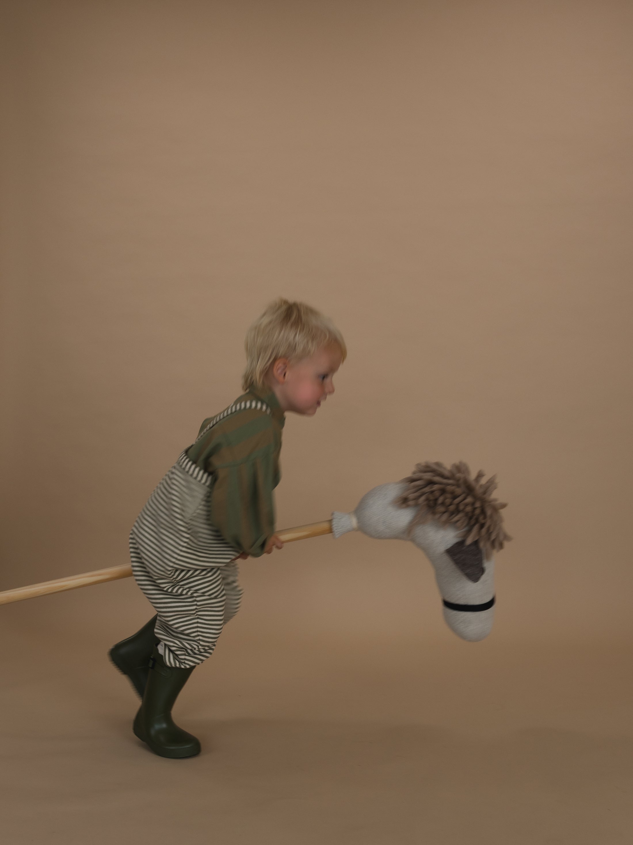 <Organic zoo> Fern Stripes Dungarees　