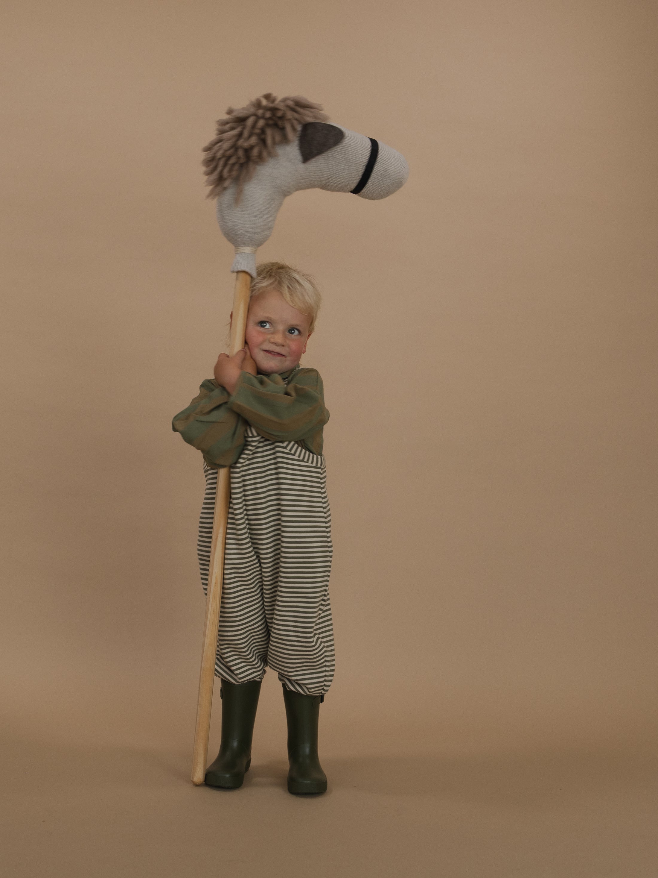 <Organic zoo> Fern Stripes Dungarees　