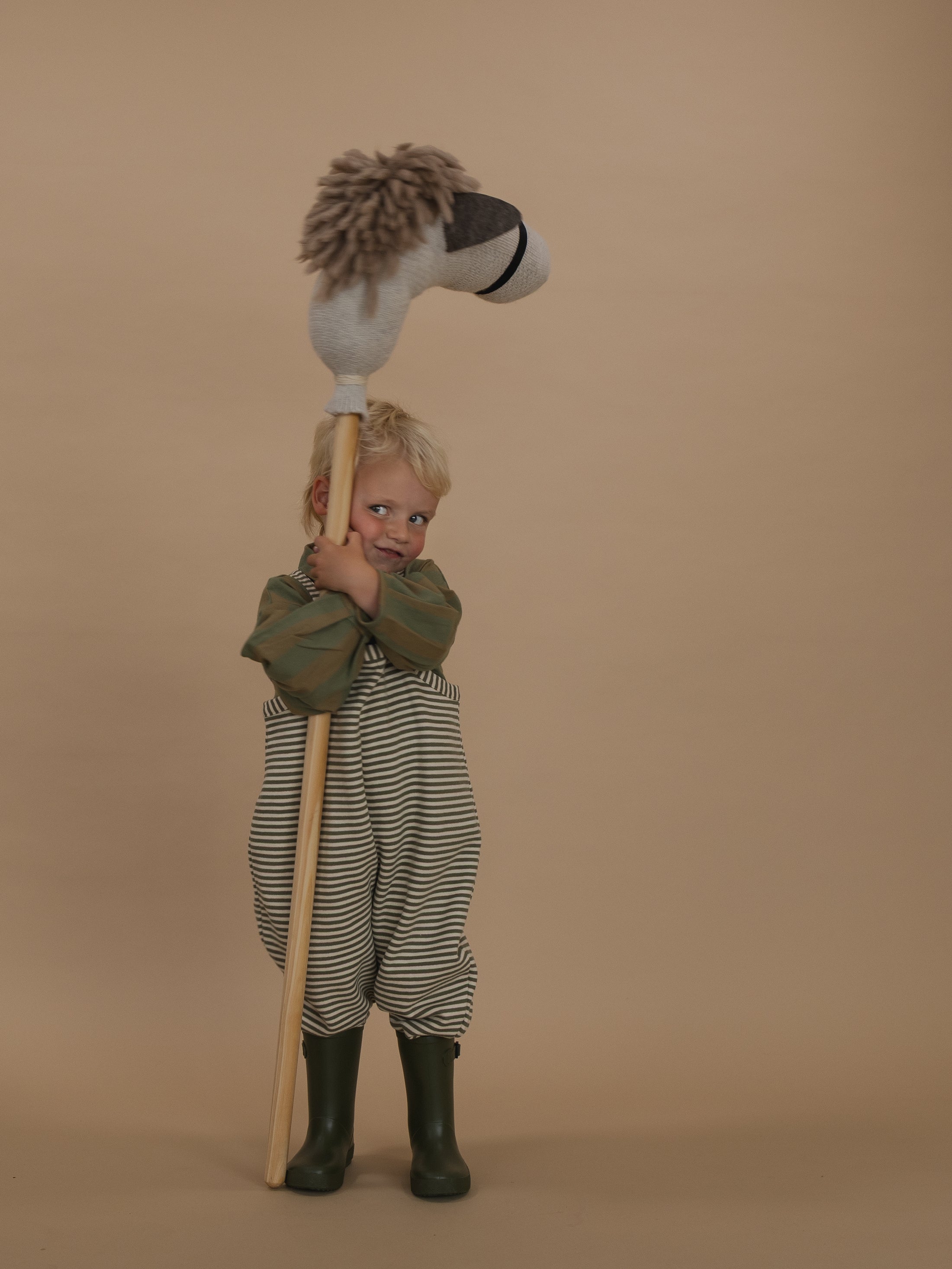 <Organic zoo> Fern Stripes Dungarees　