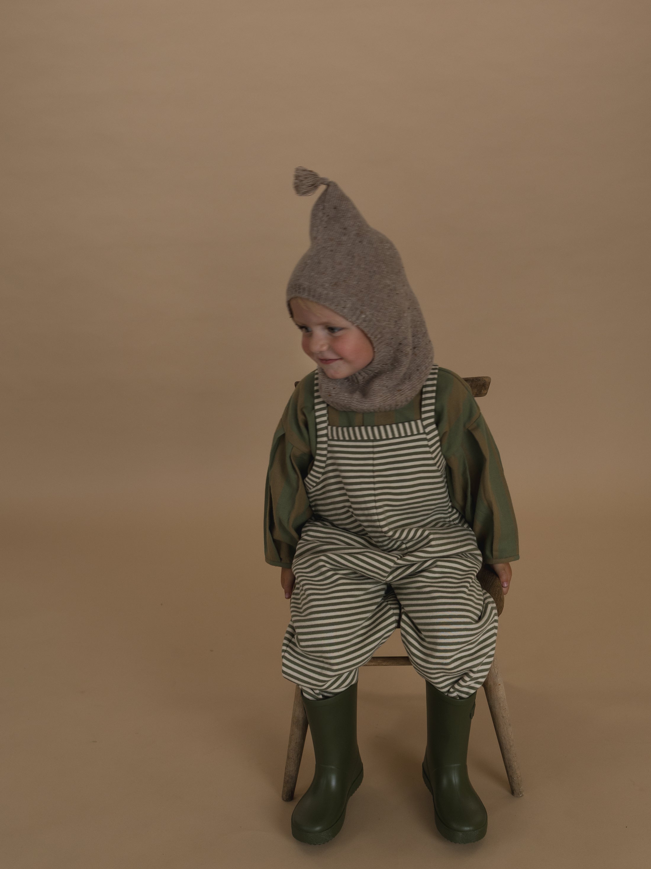 <Organic zoo> Fern Stripes Dungarees　