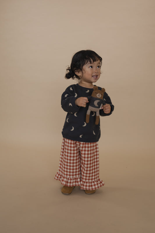 <Organic zoo> Paprika Gingham Frill Culottes　