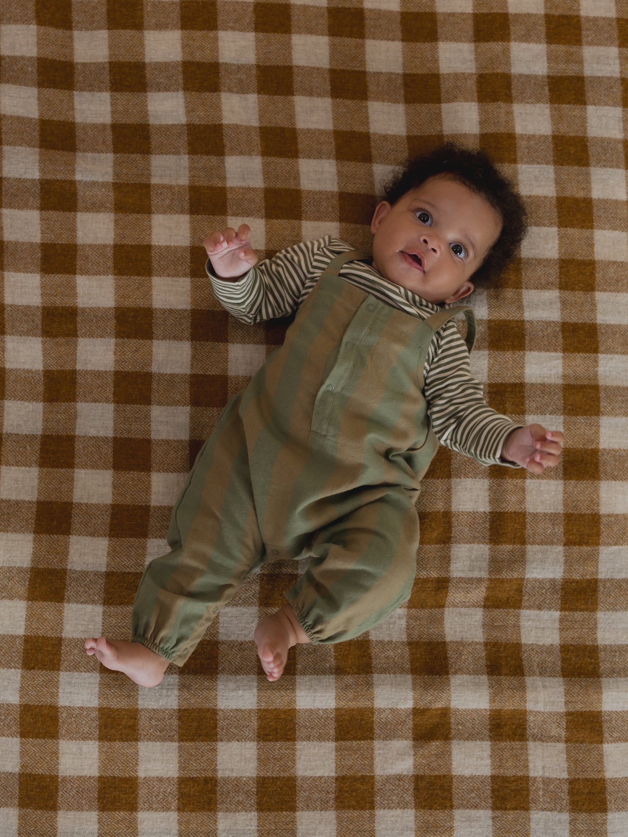 <Organic zoo> Fern Stripes Base Layer Set　