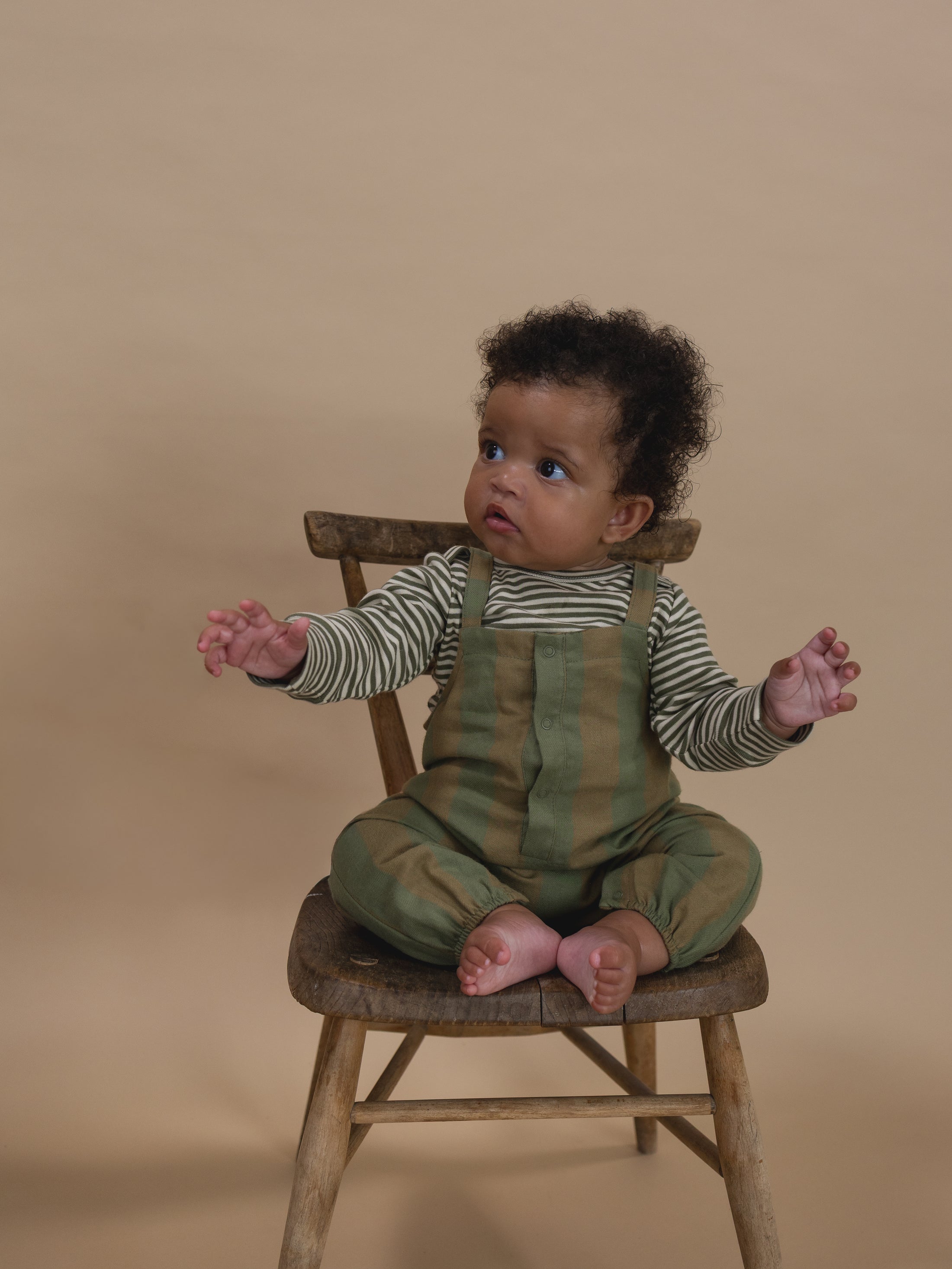 <Organic zoo> Fern Stripes Base Layer Set　