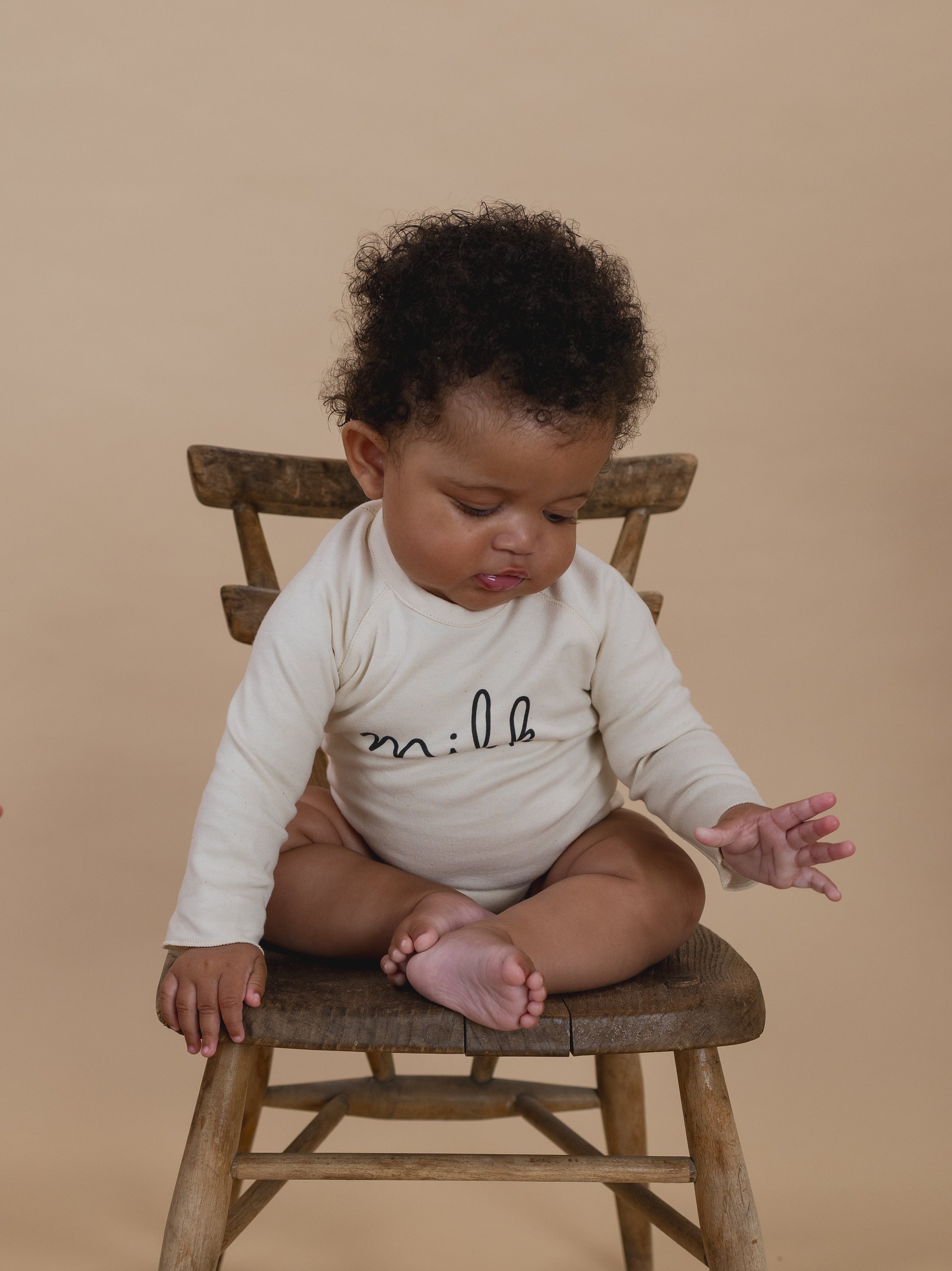 <Organic zoo> Undyed Milk Bodysuit　