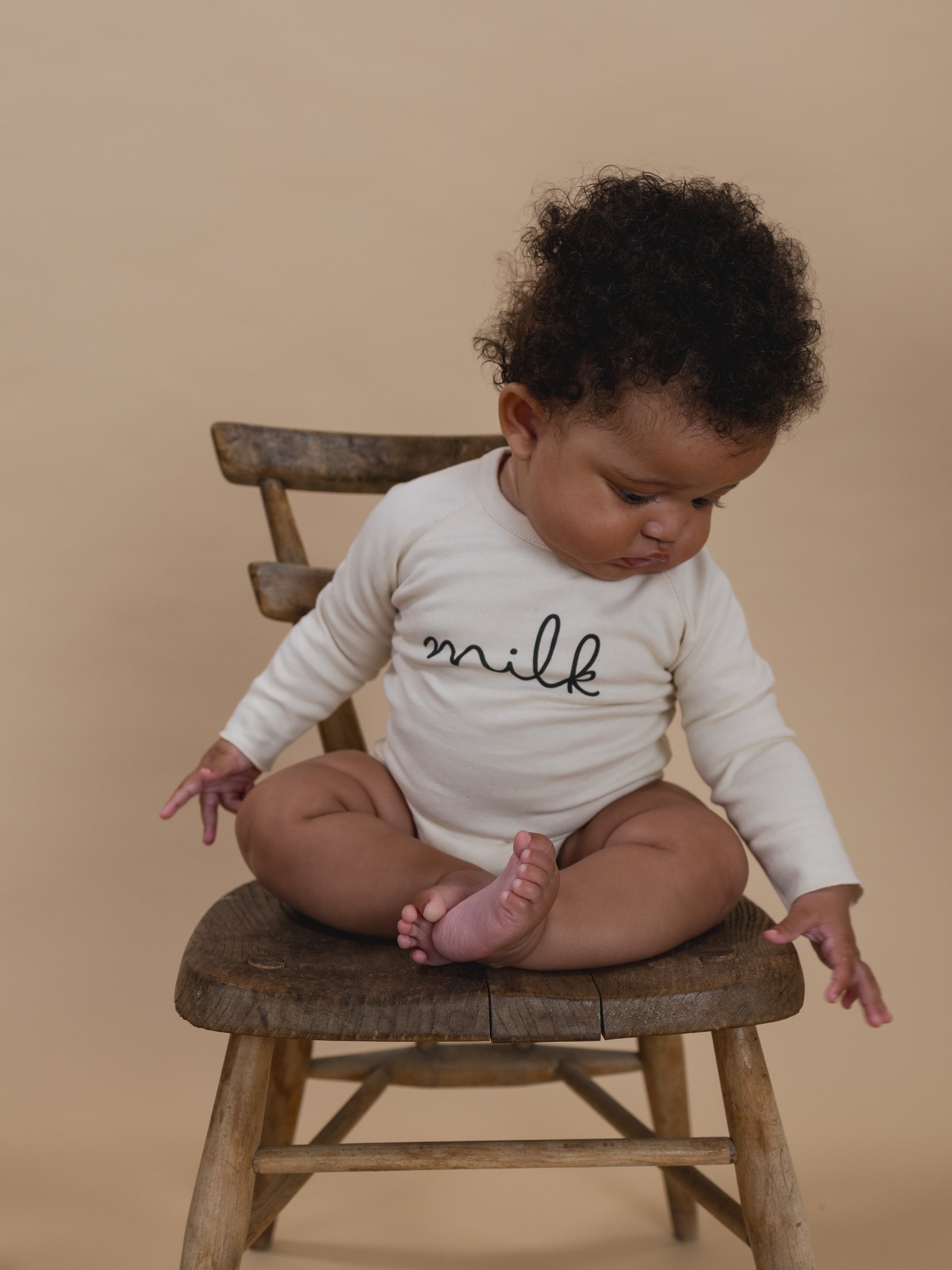 <Organic zoo> Undyed Milk Bodysuit　