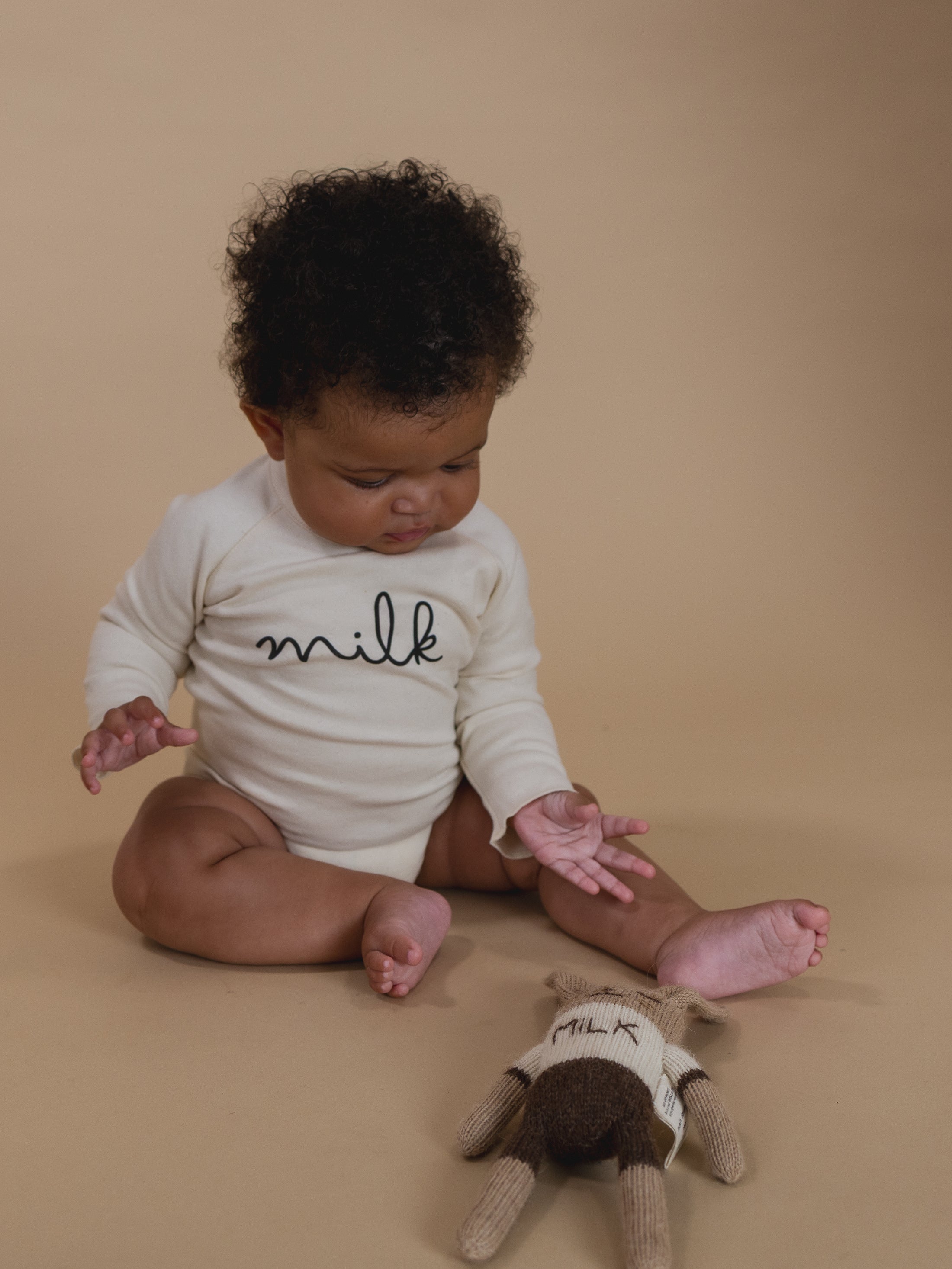 <Organic zoo> Undyed Milk Bodysuit　