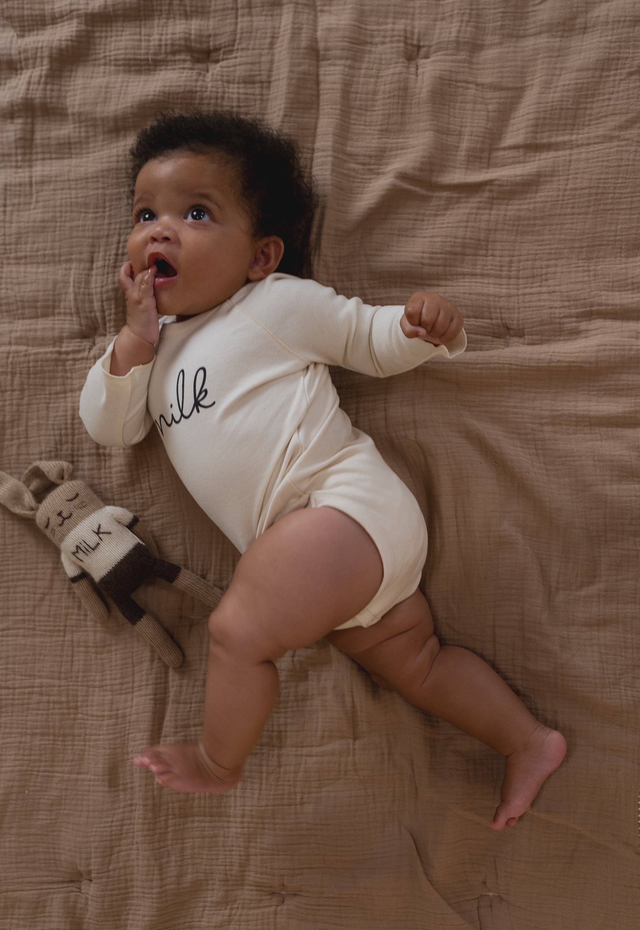 <Organic zoo> Undyed Milk Bodysuit　