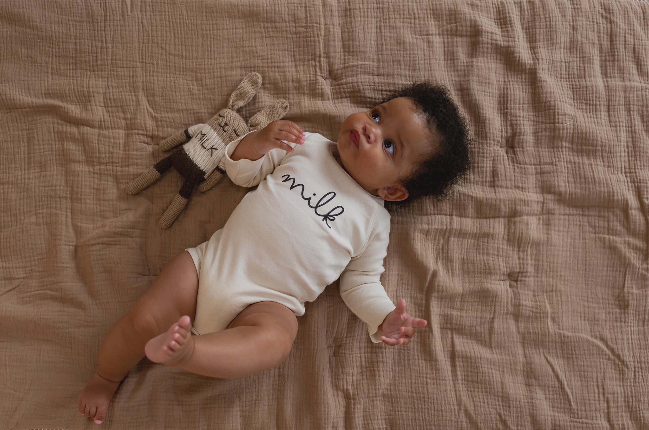 <Organic zoo> Undyed Milk Bodysuit　