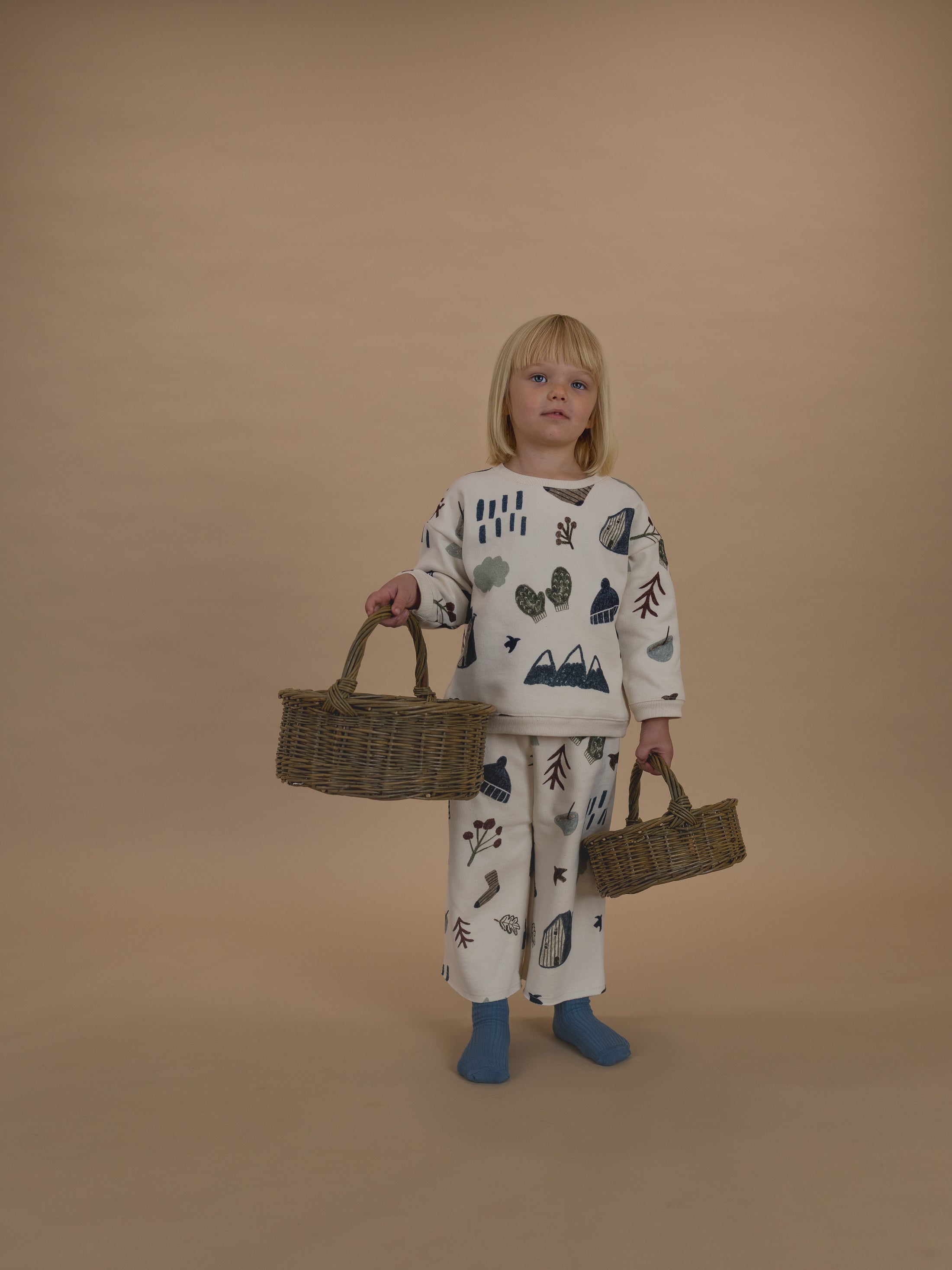 <Organic zoo> Cosy Wild Wide Leg Pants Undyed