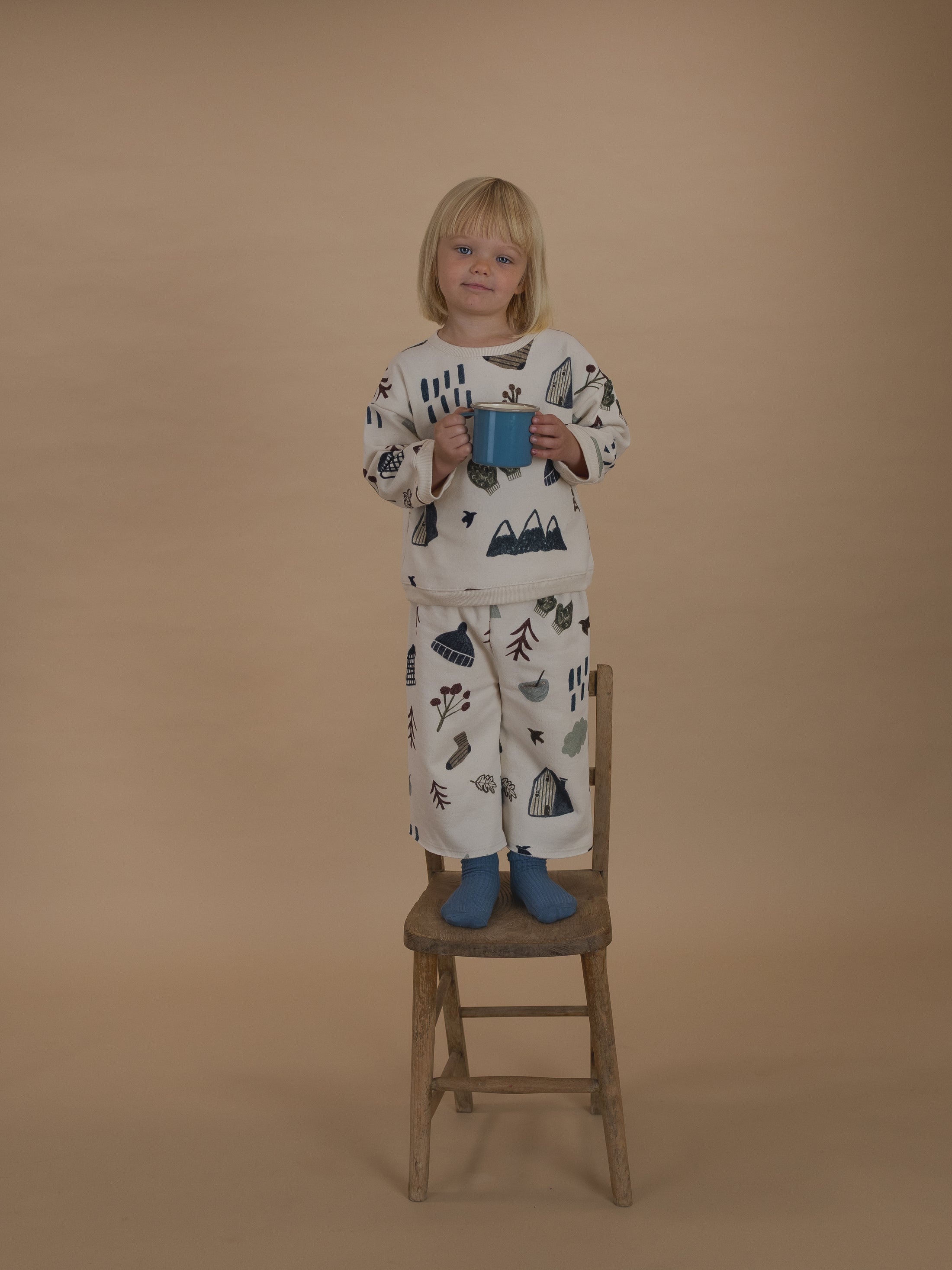 <Organic zoo> Cosy Wild Wide Leg Pants Undyed