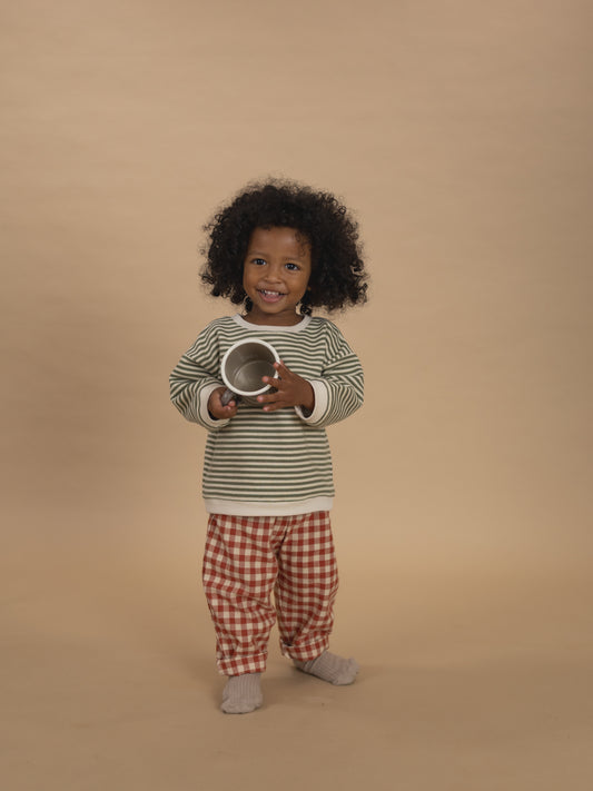 <Organic zoo> Paprika Gingham Carrot Pants　