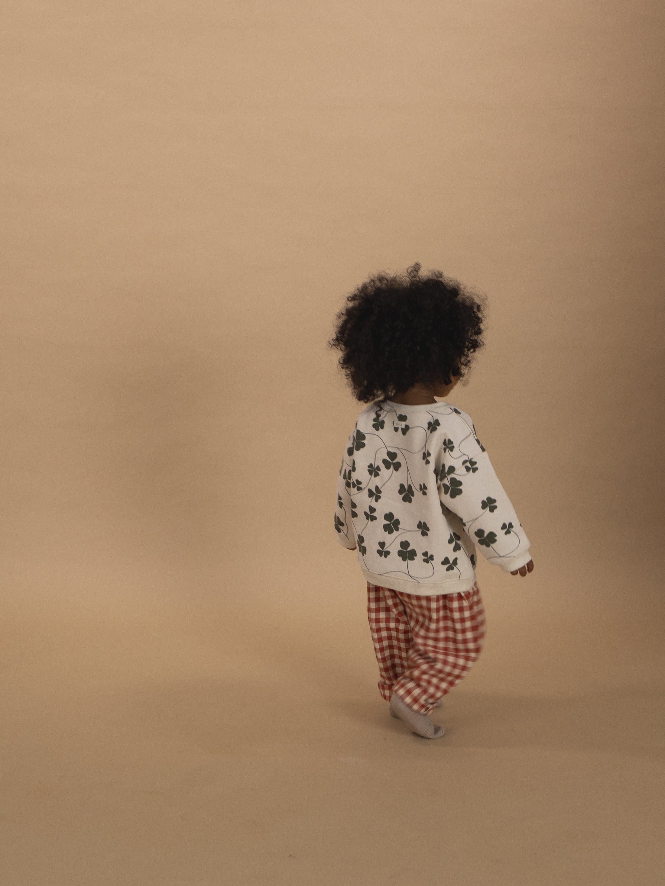 <Organic zoo> Paprika Gingham Carrot Pants　