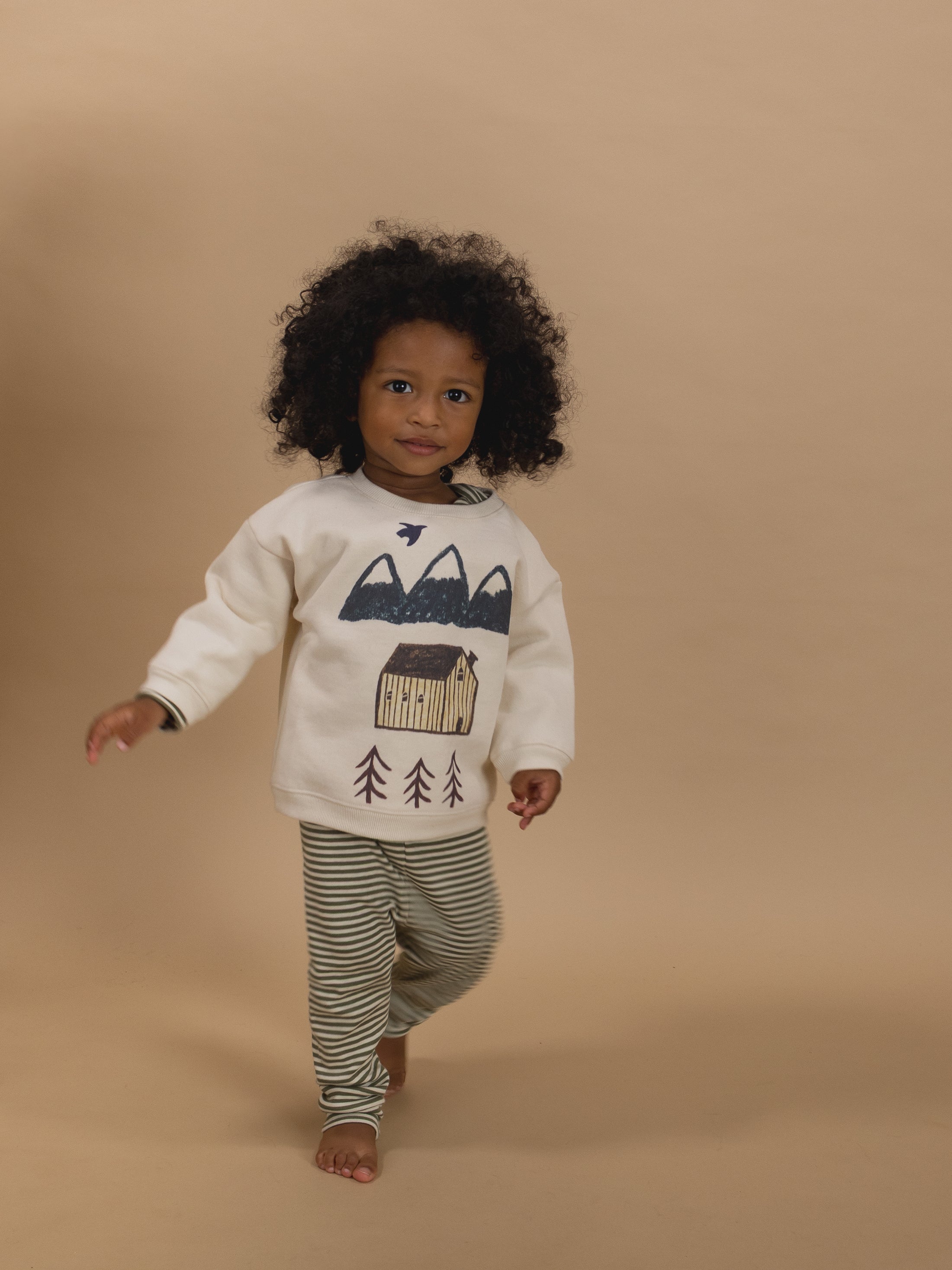 <Organic zoo> Cabin Adventure Sweatshirt Undyed