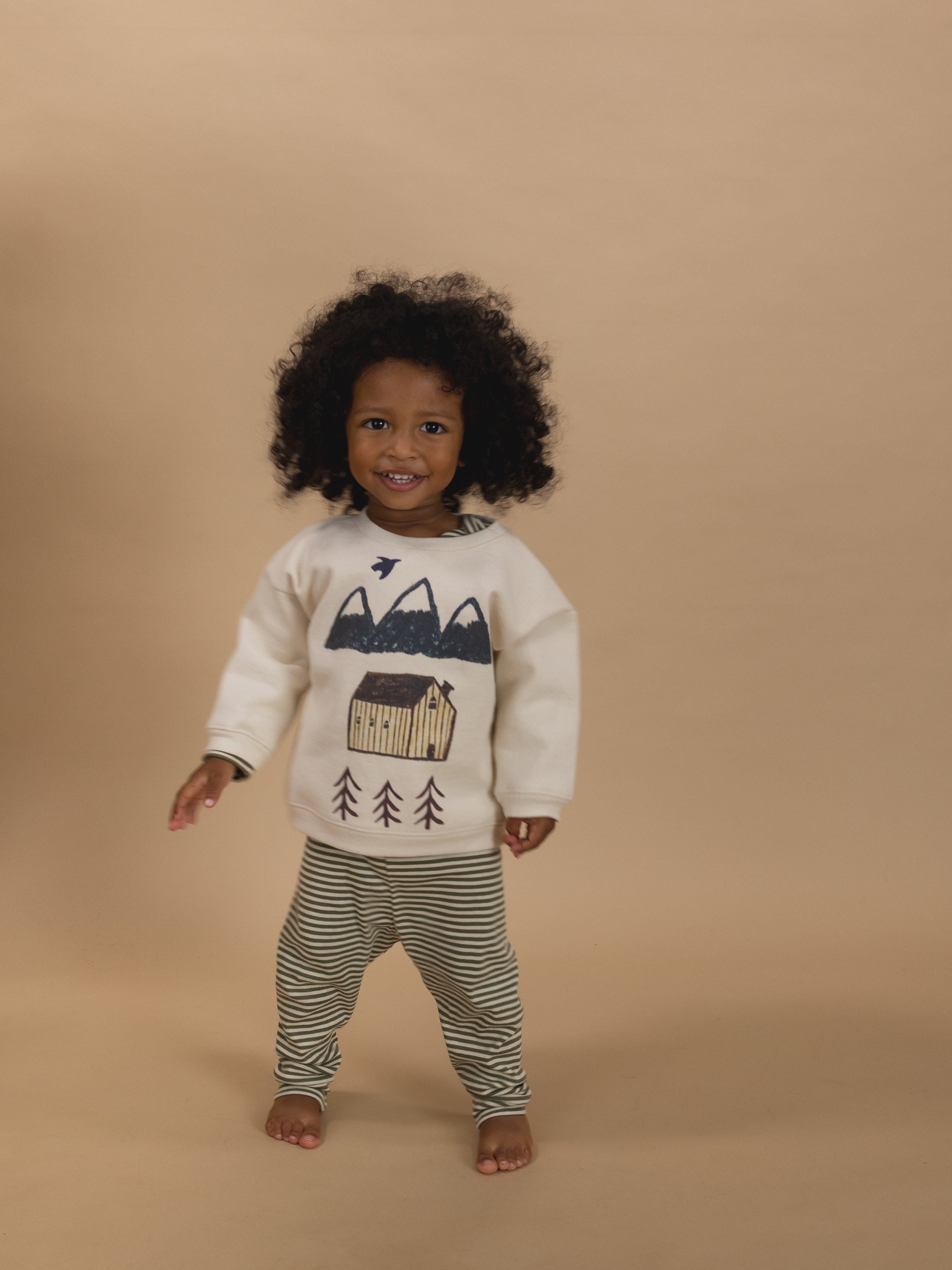 <Organic zoo> Cabin Adventure Sweatshirt Undyed