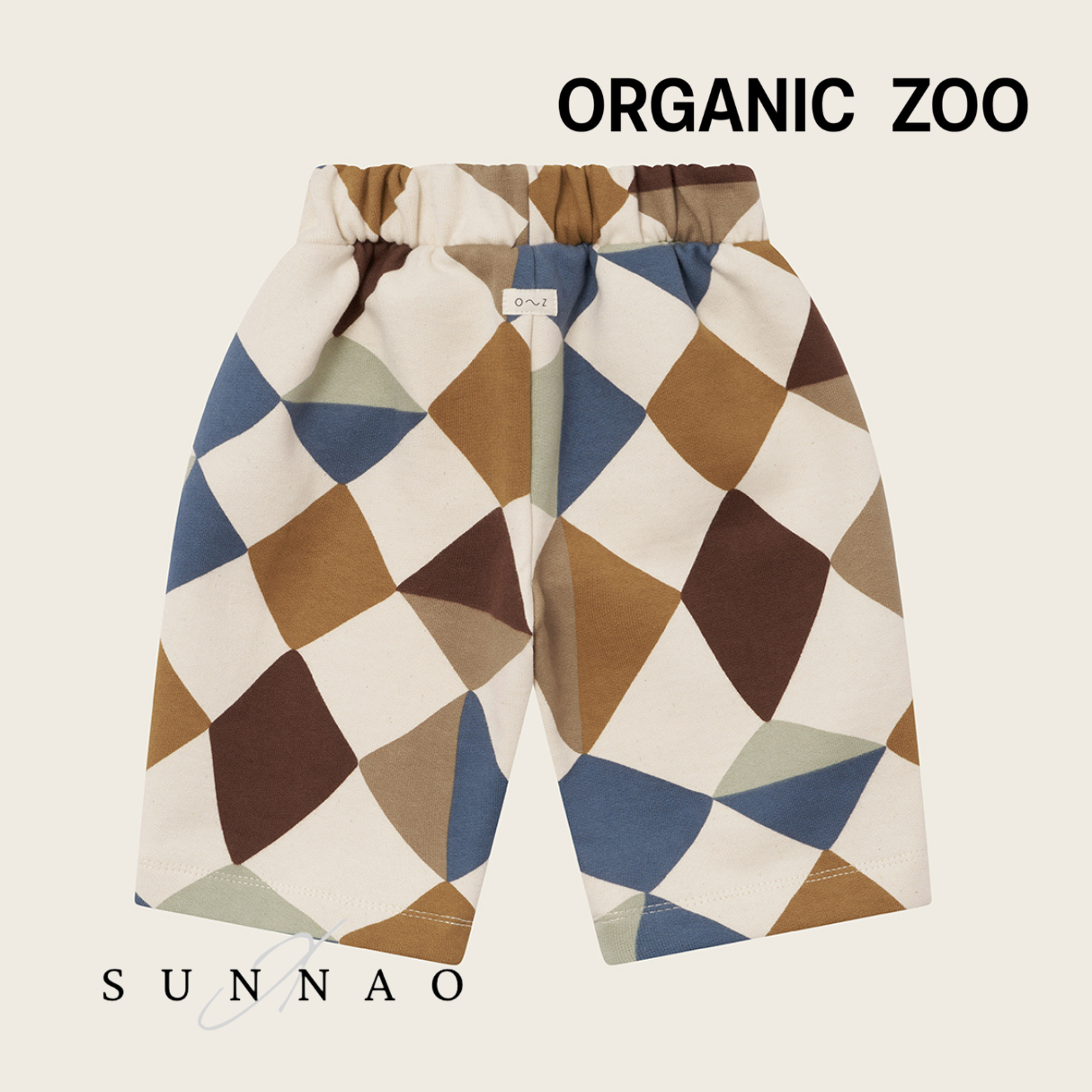 <Organic zoo> Kite Patchwork Traveller Pants Undyed　