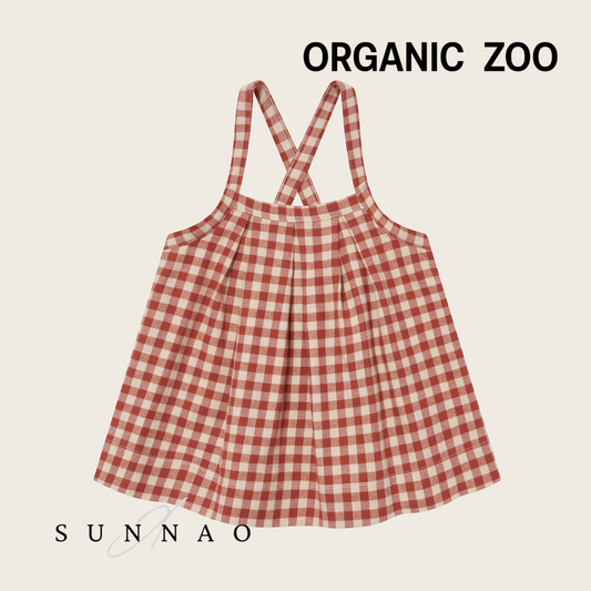 <Organic zoo> Paprika Gingham Tribe Skirt