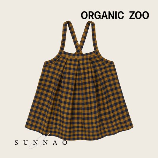 <Organic zoo> Blueberry Gingham Tribe Skirt