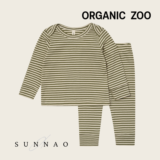 <Organic zoo> Fern Stripes Base Layer Set　