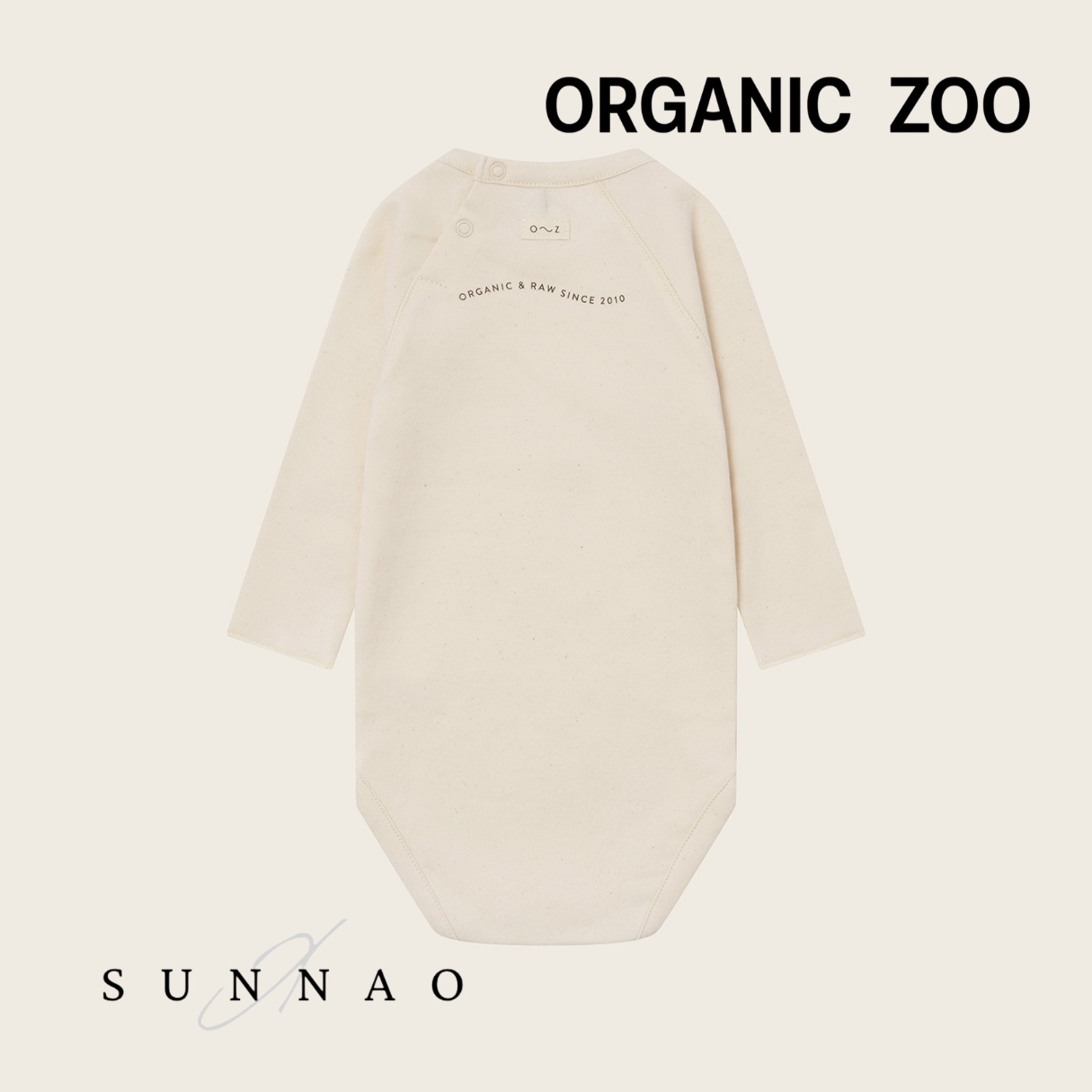 <Organic zoo> Undyed Milk Bodysuit　