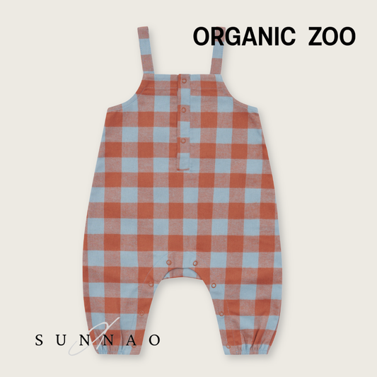 <Organic zoo> Maple Gingham Salopettes