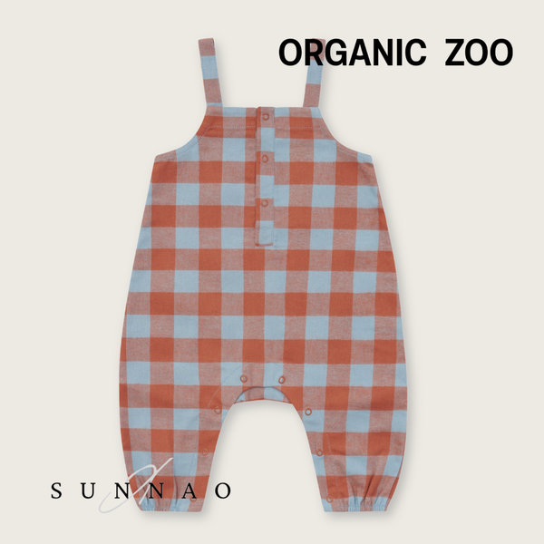 <Organic zoo> Maple Gingham Salopettes