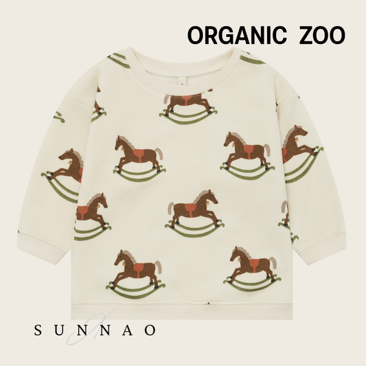 <Organic zoo> Rocking Horse Sweatshirt