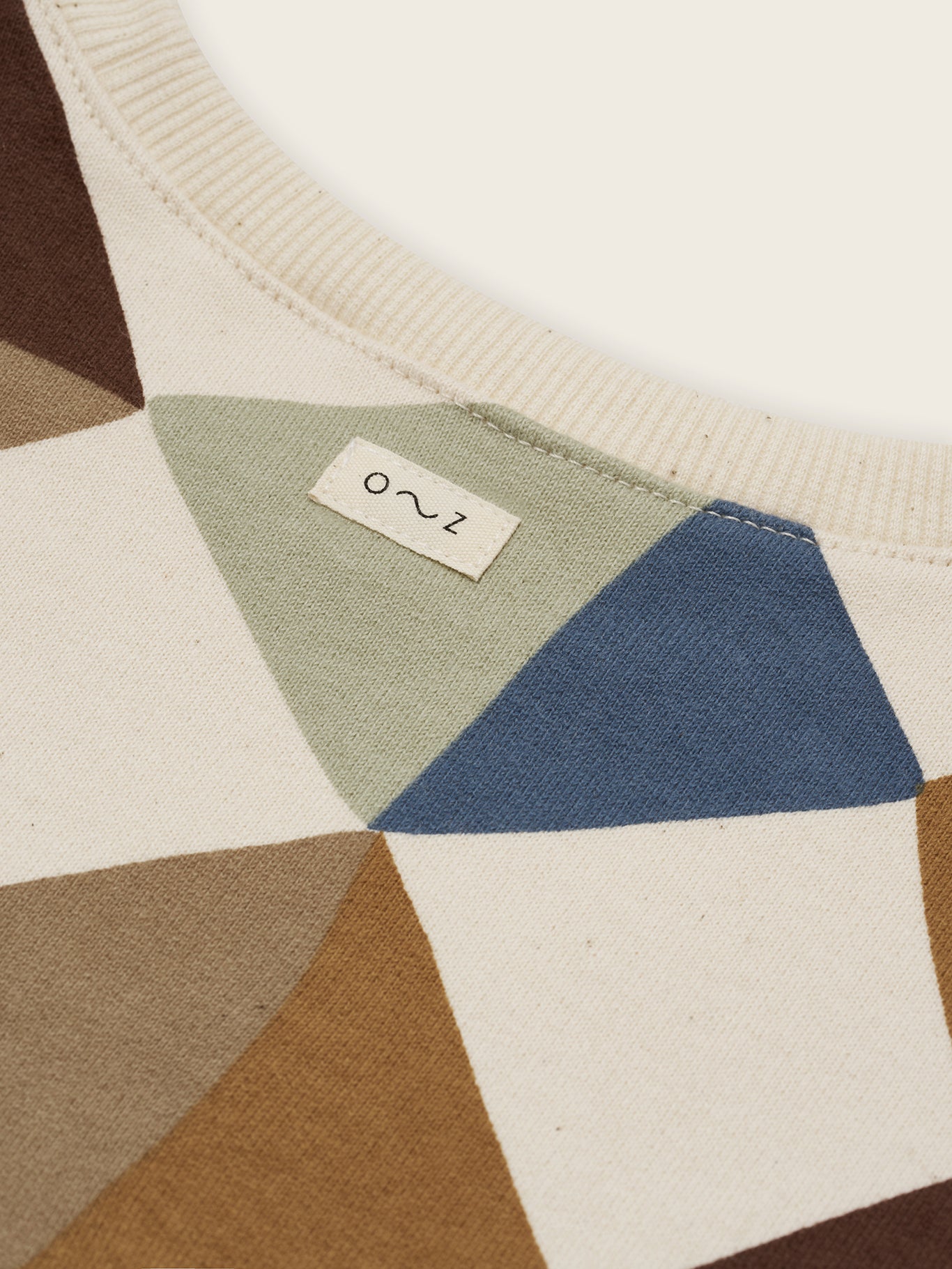 <Organic zoo> Kite Patchwork Sweatshirt Undyed　