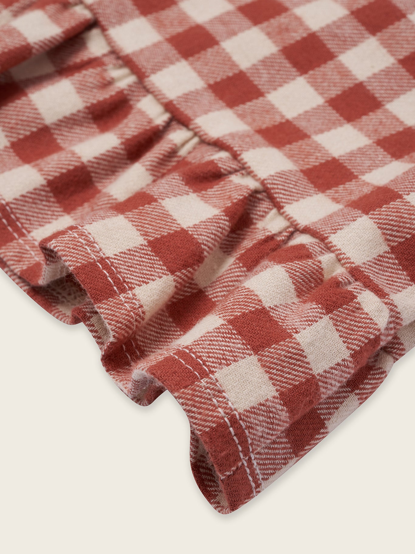 <Organic zoo> Paprika Gingham Frill Culottes　