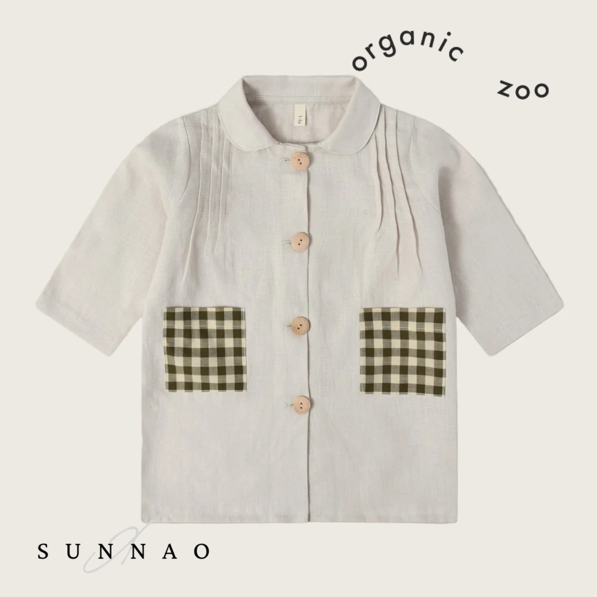 <Organic zoo> Ceramic White Potter Dress