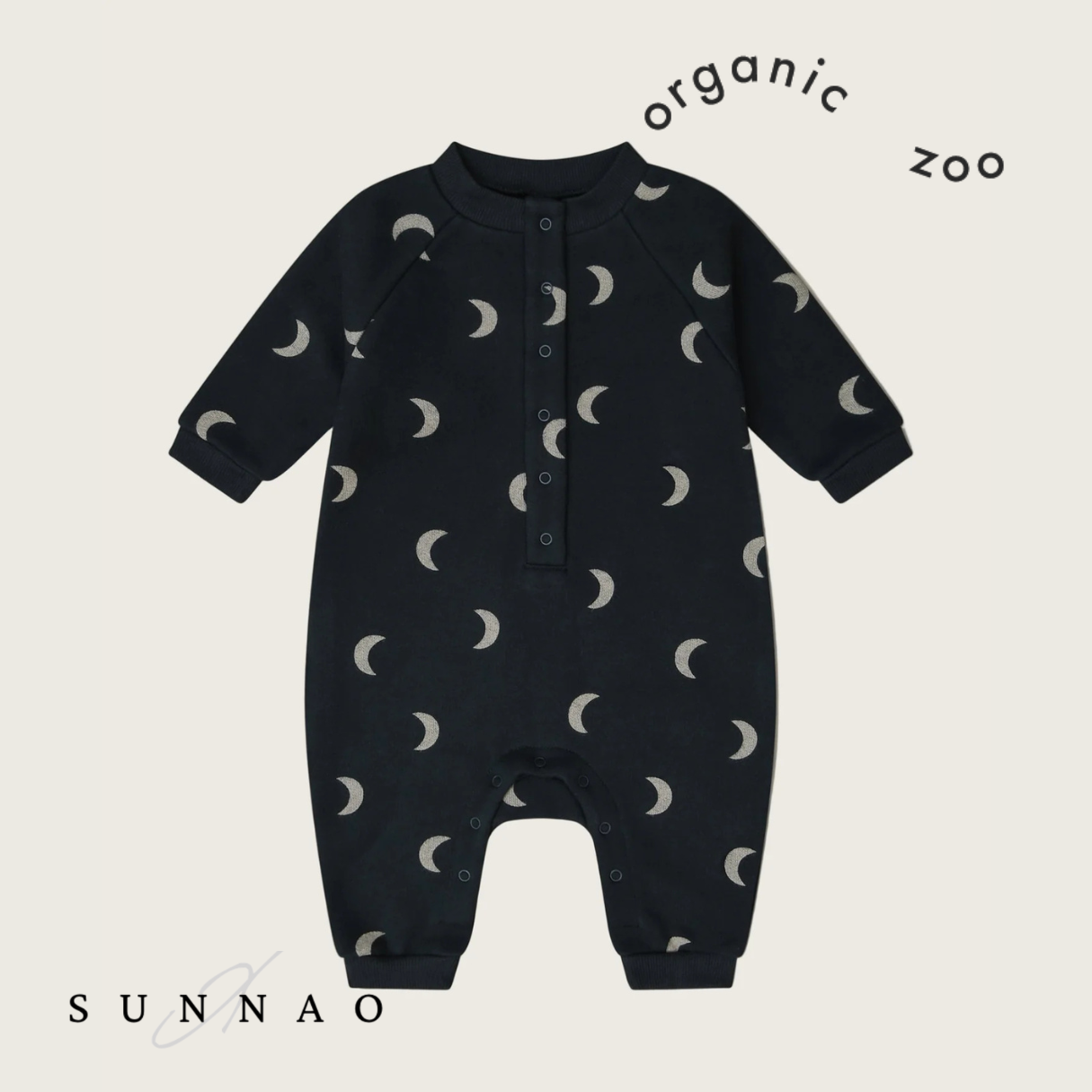 Organic zoo Charcoal Midnight Onesie (2-3Y)