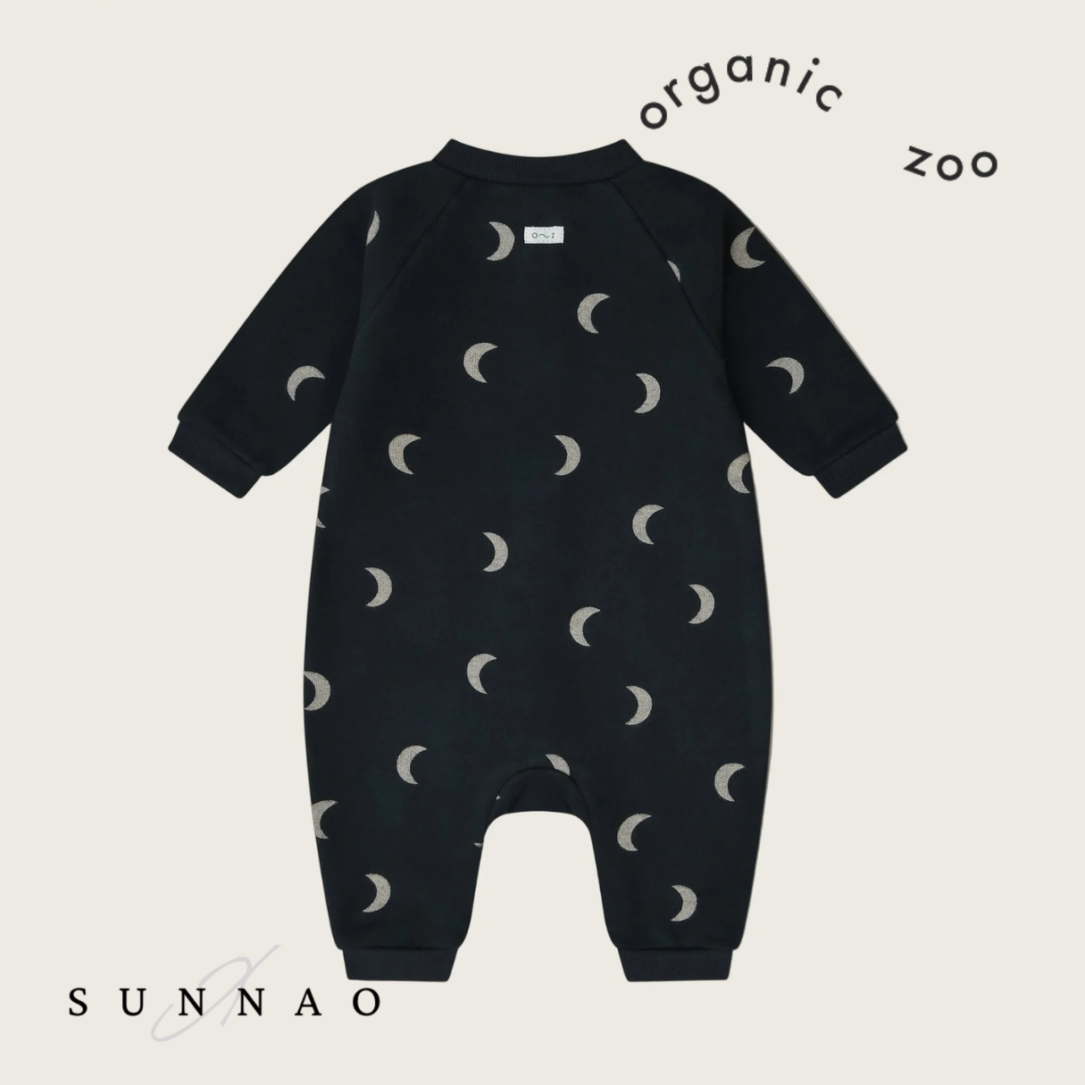 Organic zoo Charcoal Midnight Onesie (2-3Y)