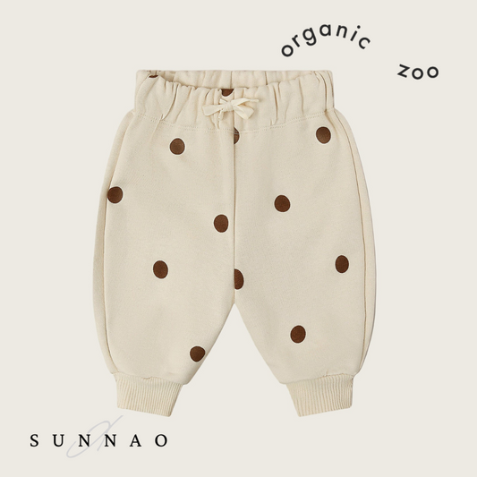 <Organic zoo>Undyed Cotton Dots Sweatpants