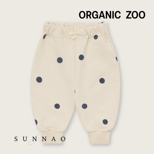 <Organic zoo> Fog Blue Dots Sweatpants