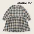 Load image into Gallery viewer, <Organic zoo> Fog Blue Gingham Field Dress
