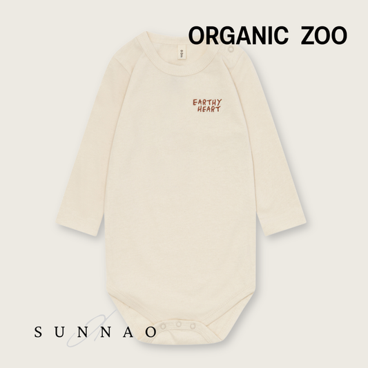 <Organic zoo> Earthy Heart Bodysuit