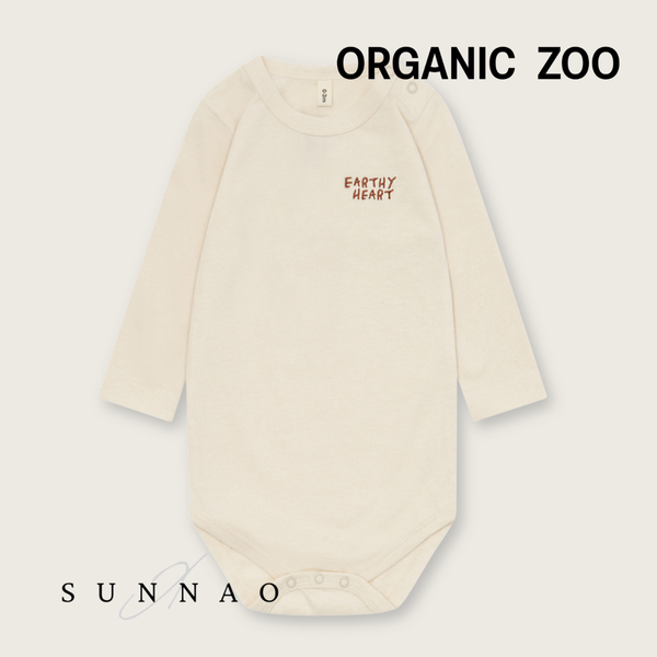 <Organic zoo> Earthy Heart Bodysuit