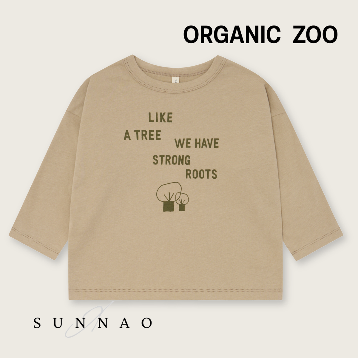 <Organic zoo> Strong Roots Long Sleeve T-Shirt