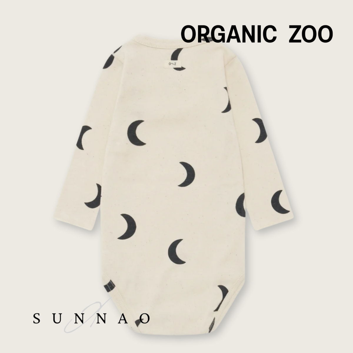 <Organic zoo> Undyed Midnight Wrap Bodysuit