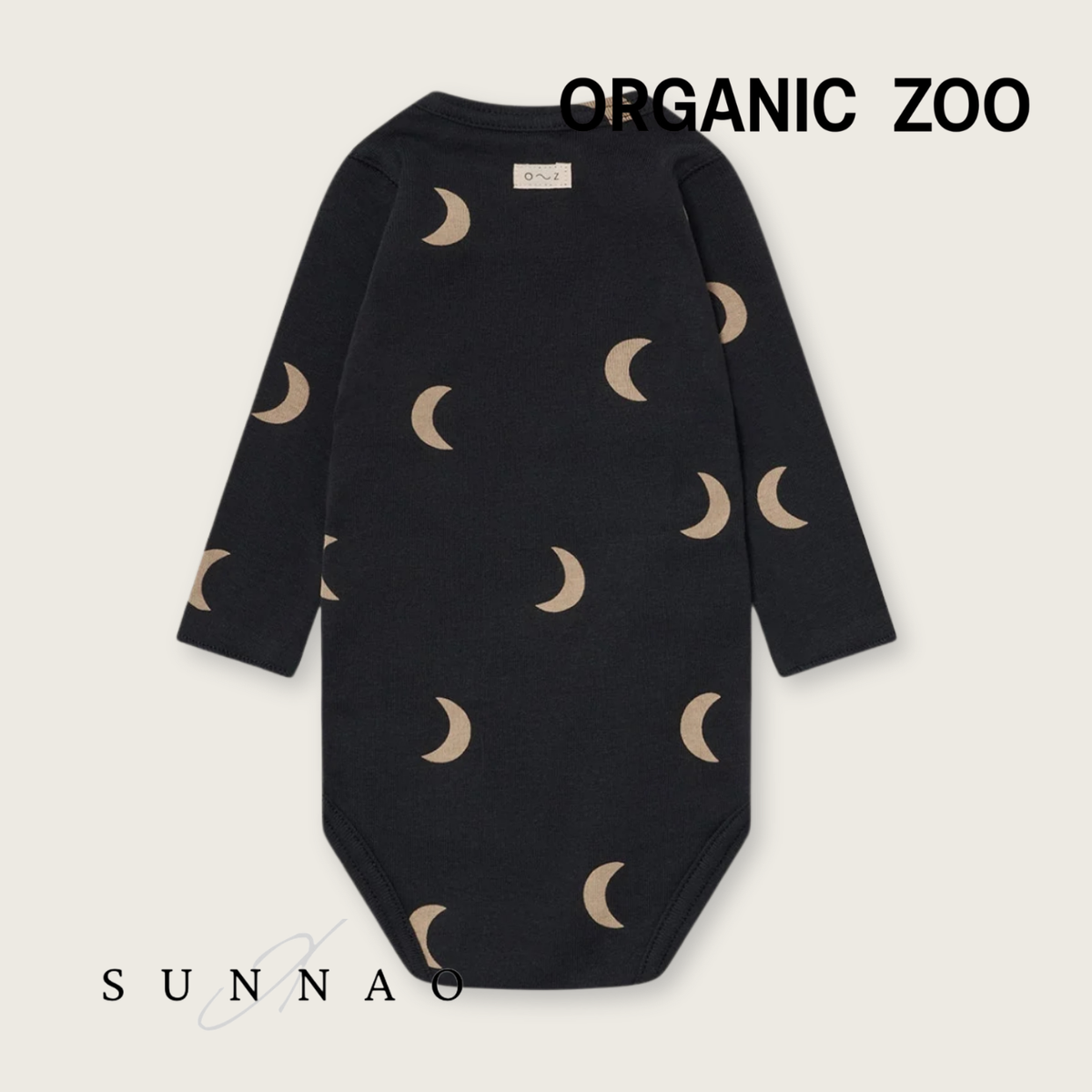 <Organic zoo> Charcoal Midnight Wrap Bodysuit