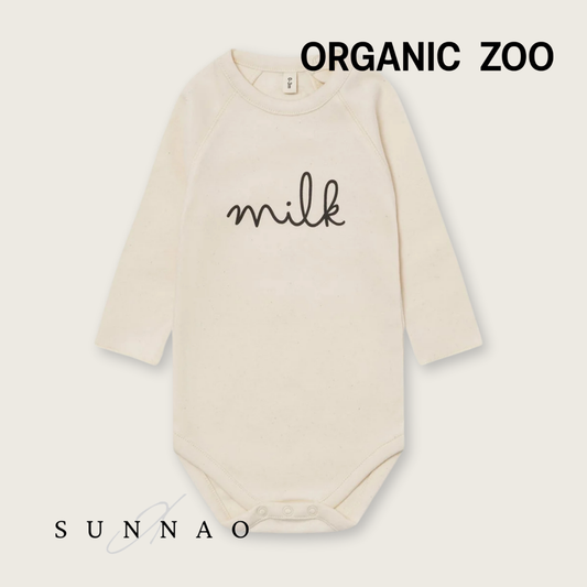 <Organic zoo> Undyed Milk Bodysuit